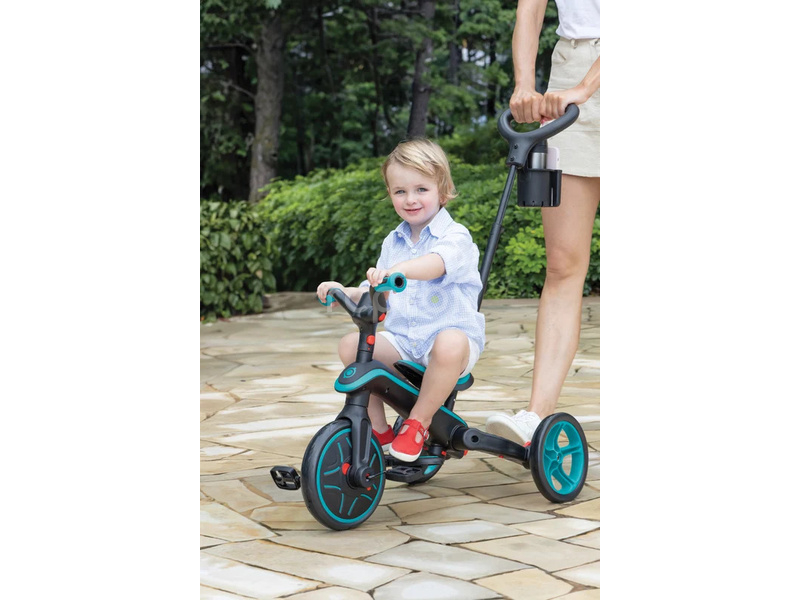 Globber - Tříkolka Explorer Trike 4in1 skládací Teal