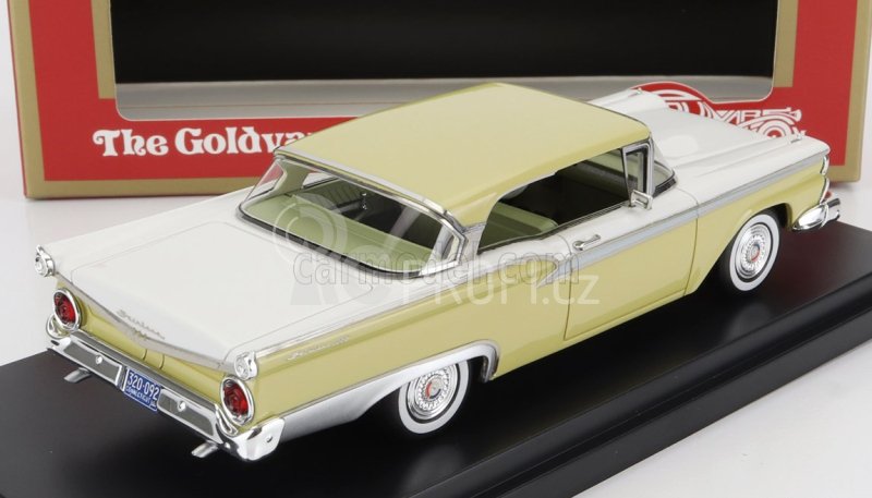 Goldvarg Ford usa Fairlane 1959 1:43 Žlutá Bílá