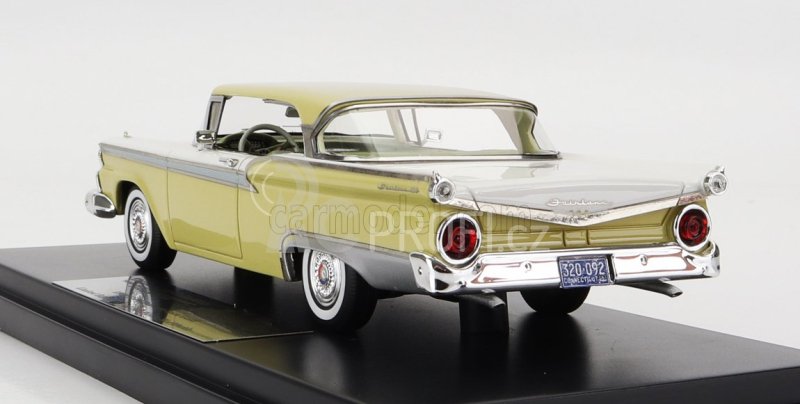 Goldvarg Ford usa Fairlane 1959 1:43 Žlutá Bílá