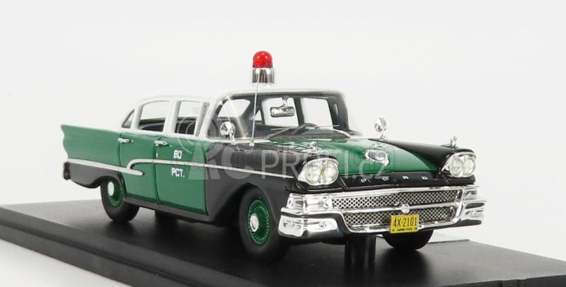 Goldvarg Ford usa Ford Custom 300 New York City Police Department 1958 1:43 Bílá Zelená Černá