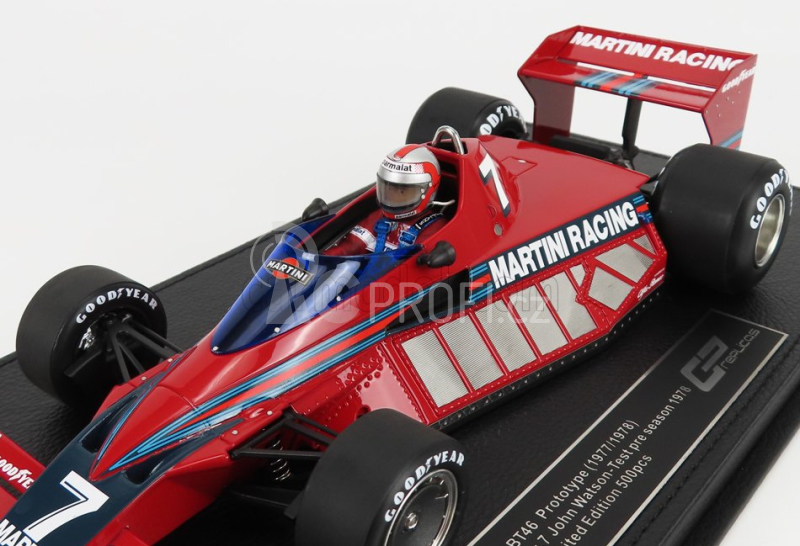 Gp-replicas Brabham F1 Bt46 Alfa Romeo Prototype Martini Racing N 7 1:18, červená