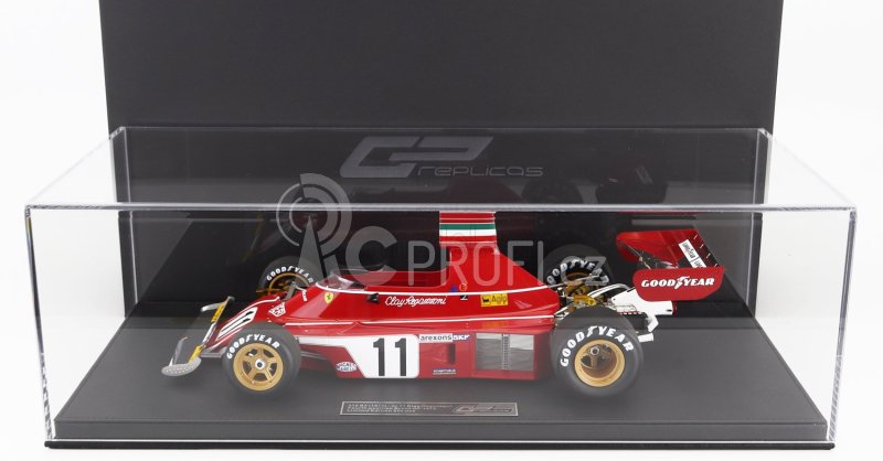 Gp-replicas Ferrari F1  312 B3 N 11 4th Brazil Gp 1975 Clay Regazzoni 1:12 Red