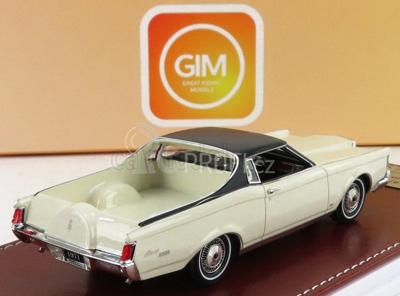 Great-iconic-models Lincoln Continental Mark Iii Farm And Ranch 1971 1:43 Bílá