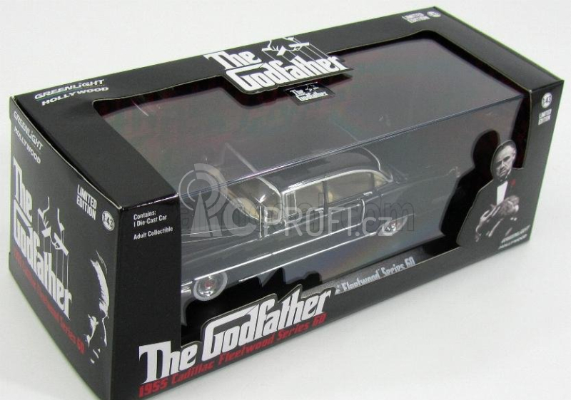 Greenlight Cadillac Fleetwood Series 60 Special 1955 - Il Padrino - The Godfather 1972 1:43 Black