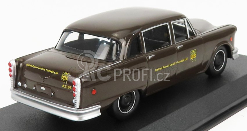 Greenlight Checker Taxi Cab Ups Canada 1975 1:43 Brown