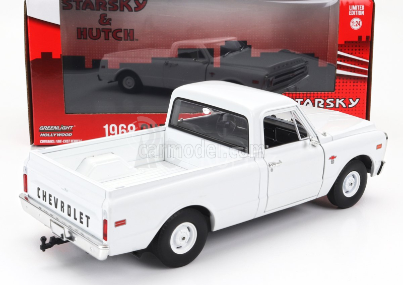 Greenlight Chevrolet C-10 Pick-up 1968 - Starsky And Hutch 1:24 Bílá