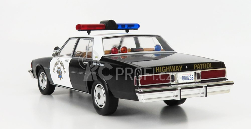 Greenlight Chevrolet Caprice Police California Highway Patrol 1989 1:18 Černá Bílá