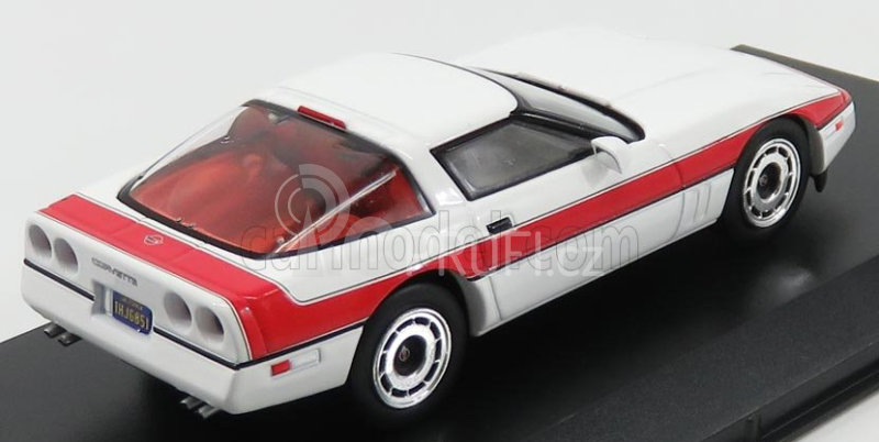 Greenlight Chevrolet Corvette C4 The A-team 1984 1:43 Bílá Červená