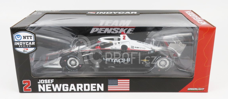 Greenlight Chevrolet Team Penske Hitachi N 2 1:18, černobílá