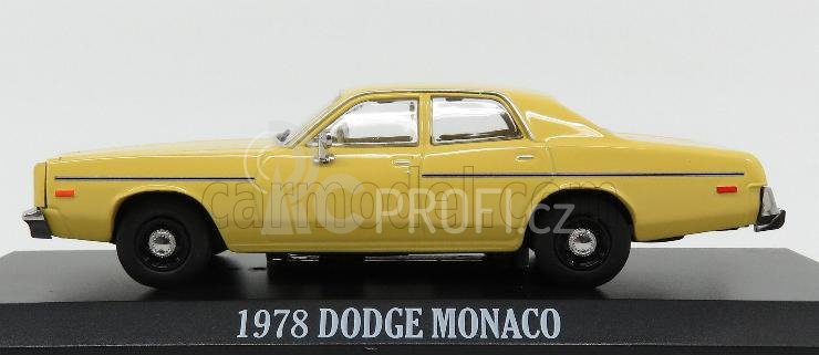 Greenlight Dodge Monaco 1978 - The Greatest American Hero 1:43 Žlutá