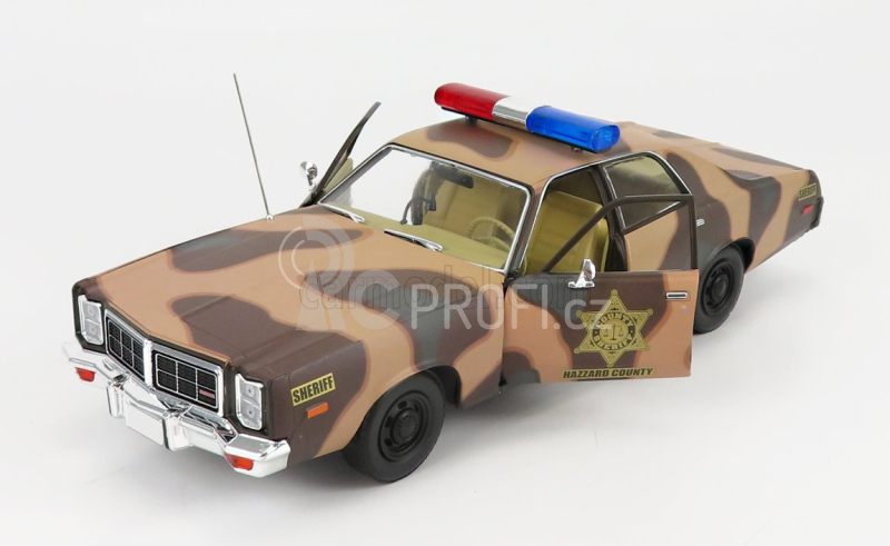 Greenlight Dodge Monaco Hazzard Police Hazzard County 1978 1:18 Camouflage