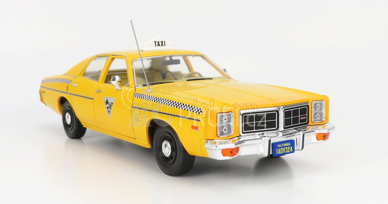 Greenlight Dodge Monaco Taxi City Cab Co 1978 - Rocky Iii Movie 1:18 Žlutá