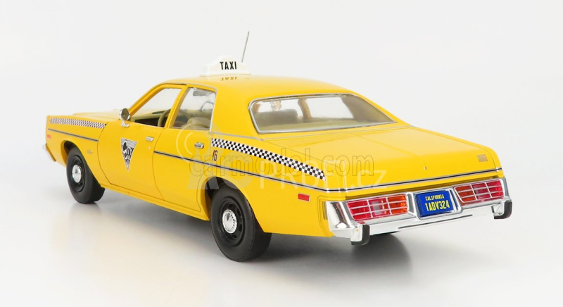 Greenlight Dodge Monaco Taxi City Cab Co 1978 - Rocky Iii Movie 1:18 Žlutá