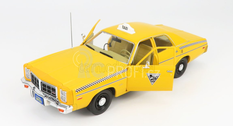 Greenlight Dodge Monaco Taxi City Cab Co 1978 - Rocky Iii Movie 1:18 Žlutá