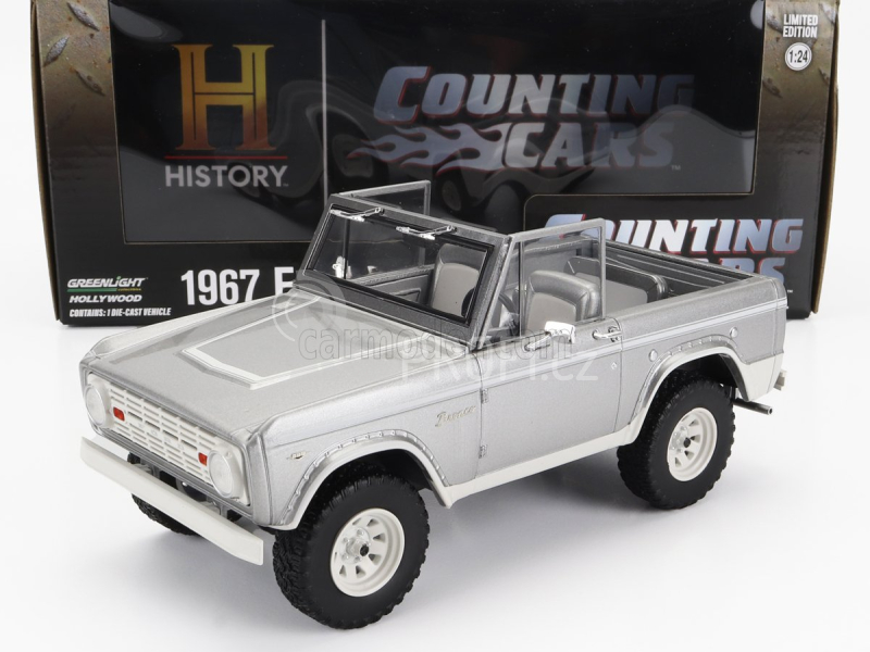 Greenlight Ford usa Bronco 1967 - Counting Cars 1:24 Silver