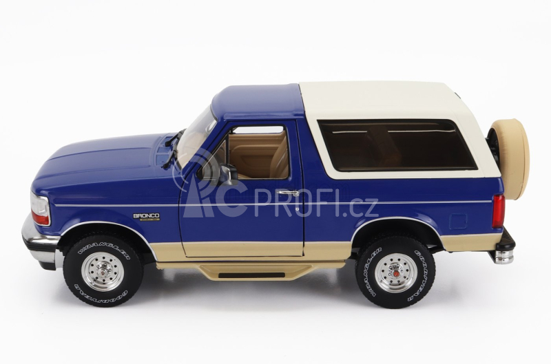 Greenlight Ford usa Bronco Eddie Bauer Edition 1996 1:18 Modrá Bílá