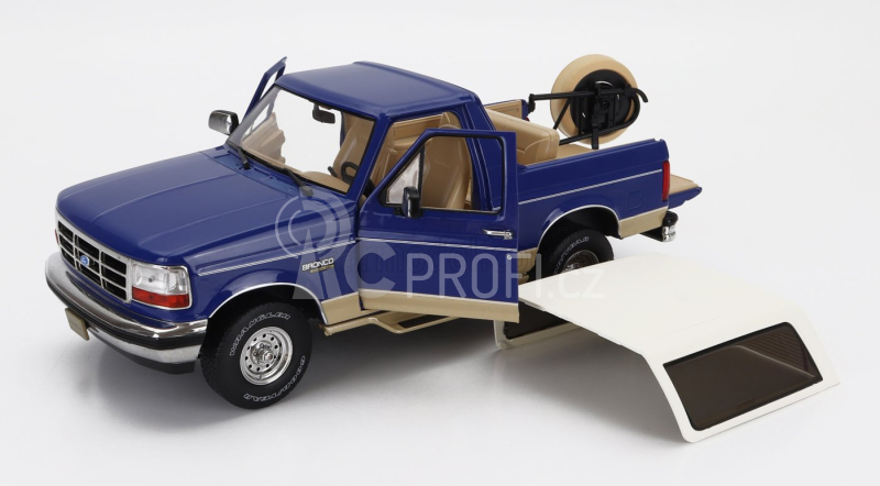 Greenlight Ford usa Bronco Eddie Bauer Edition 1996 1:18 Modrá Bílá