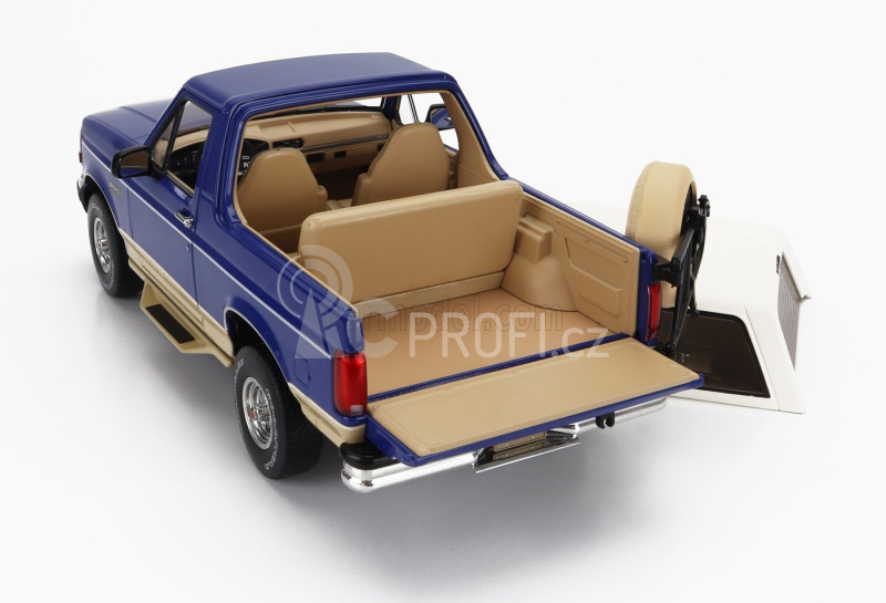 Greenlight Ford usa Bronco Eddie Bauer Edition 1996 1:18 Modrá Bílá