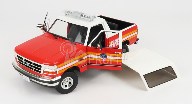 Greenlight Ford usa Bronco Fdny New York Fire Engine 1996 1:18 Červená Bílá