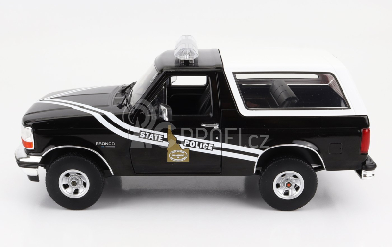 Greenlight Ford usa Bronco Idaho State Police 1996 1:18 Černá Bílá