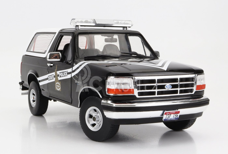 Greenlight Ford usa Bronco Idaho State Police 1996 1:18 Černá Bílá