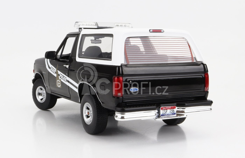 Greenlight Ford usa Bronco Idaho State Police 1996 1:18 Černá Bílá