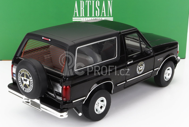 Greenlight Ford usa Bronco Montana Livestock Association 1992 - Yellowstone 1:18 Black