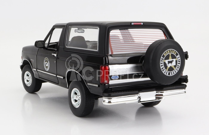 Greenlight Ford usa Bronco Montana Livestock Association 1992 - Yellowstone 1:18 Black