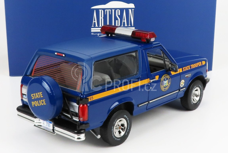 Greenlight Ford usa Bronco Xlt New York State Police Department 1996 1:18 Blue