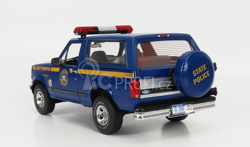 Greenlight Ford usa Bronco Xlt New York State Police Department 1996 1:18 Blue