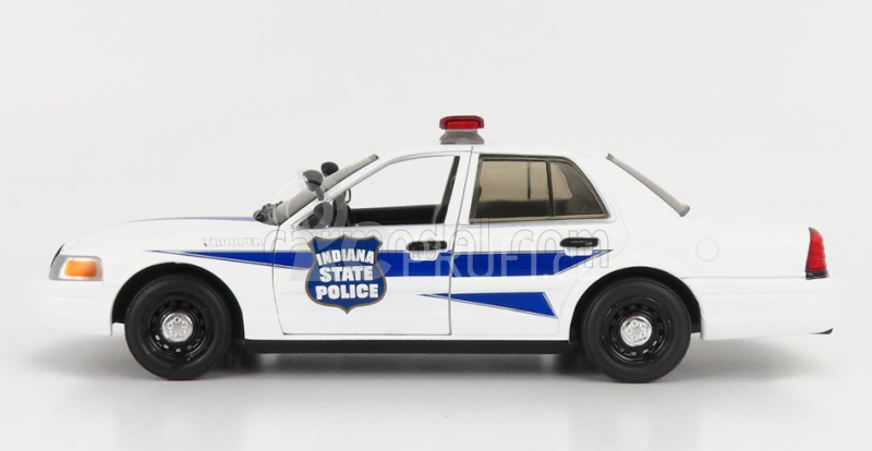 Greenlight Ford usa Crown Victoria Interceptor Indiana State Police 2008 1:24 Bílá