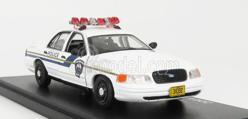 Greenlight Ford usa Crown Victoria Pembroke Pines Police 2001 - Dexter 1:43 Bílá