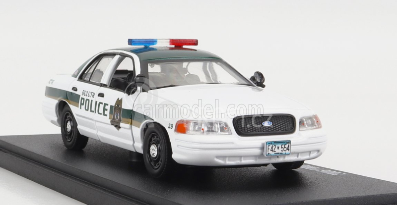 Greenlight Ford usa Crown Victoria Police Interceptor Atlanta Police 2009 - Baby Drive 1:43 Bílá