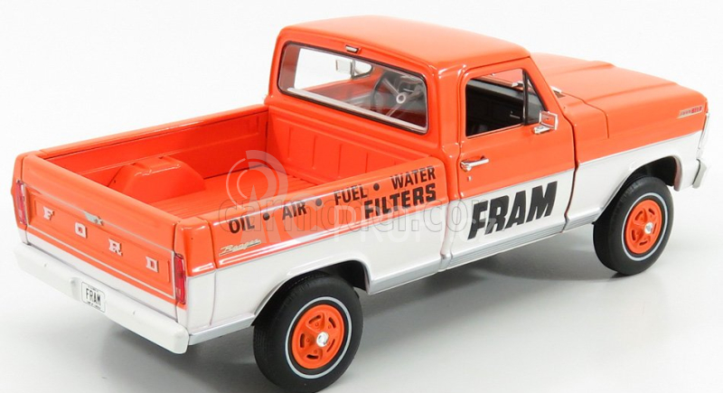 Greenlight Ford usa F-100 Pick-up Fram 1967 1:24 Oranžová Bílá