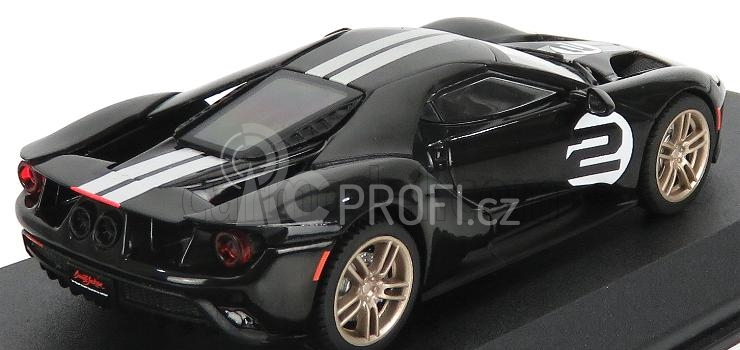 Greenlight Ford usa Gt N 2 Heritage Edition 2019 1:43 Černá Stříbrná