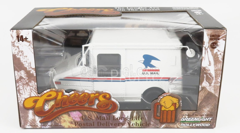 Greenlight Grumman Llv Truck Van U.s. Mail Post 2010 - Cheers 1:24 Bílá