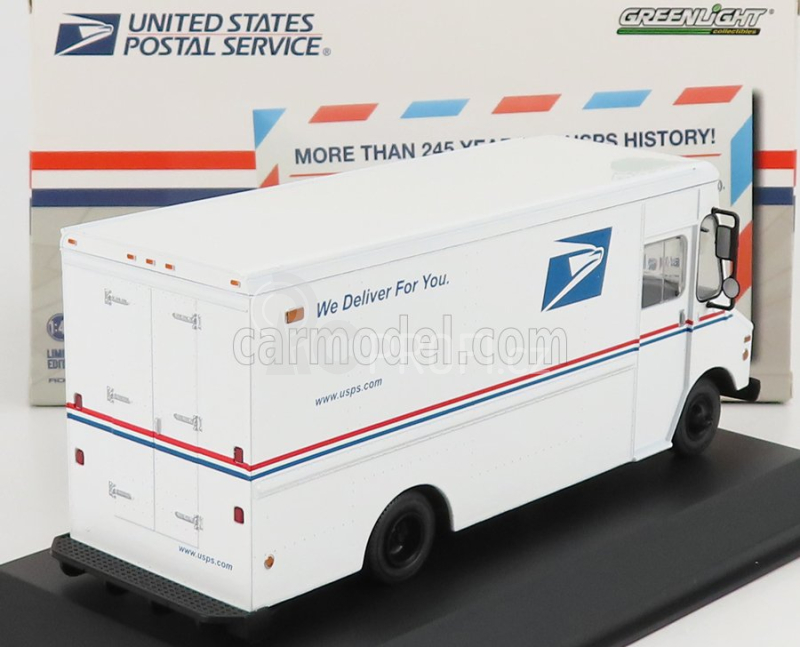 Greenlight Grumman Olson Llv Truck United States Postal Service Delivery 1993 1:43 Bílá