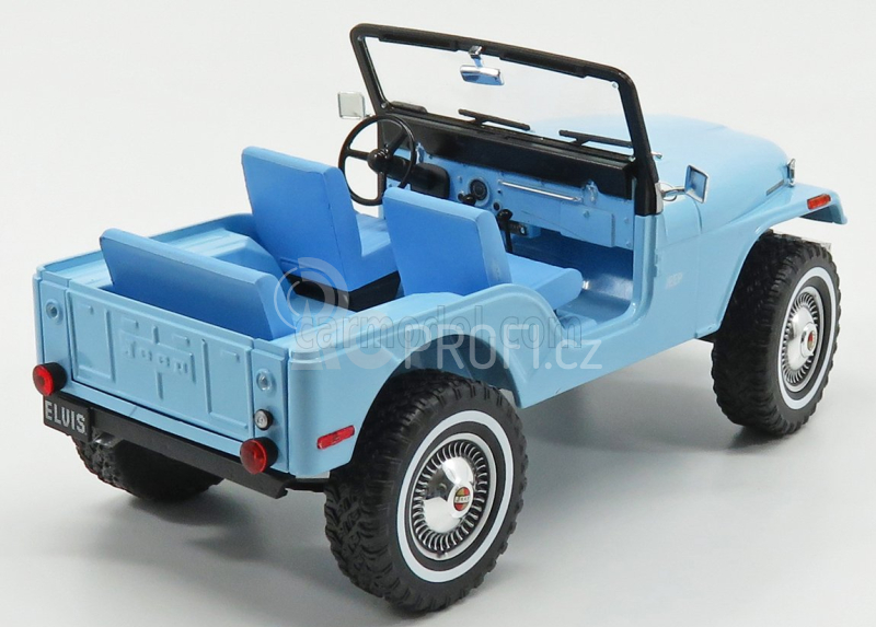 Greenlight Jeep Cj-5 1963 - Personal Car Elvis Presley 1:18 Světle Modrá