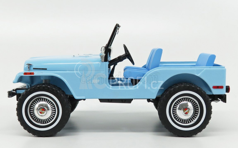 Greenlight Jeep Cj-5 1963 - Personal Car Elvis Presley 1:18 Světle Modrá