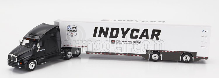 Greenlight Kenworth T2000 Truck Indy Car Series Car Transporter 2020 1:64 Černá Bílá