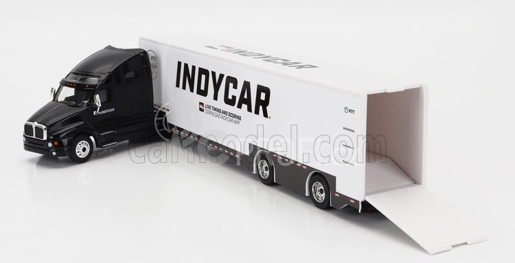 Greenlight Kenworth T2000 Truck Indy Car Series Car Transporter 2020 1:64 Černá Bílá