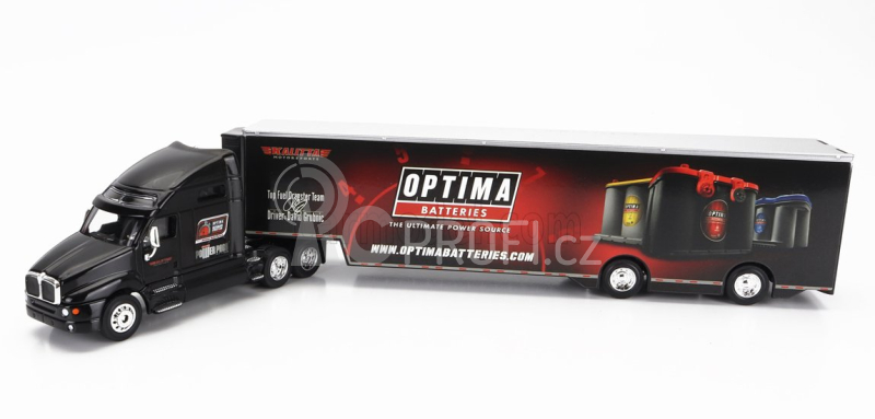 Greenlight Kenworth T2000 Truck Optima Batteries 2012 1:64 Black