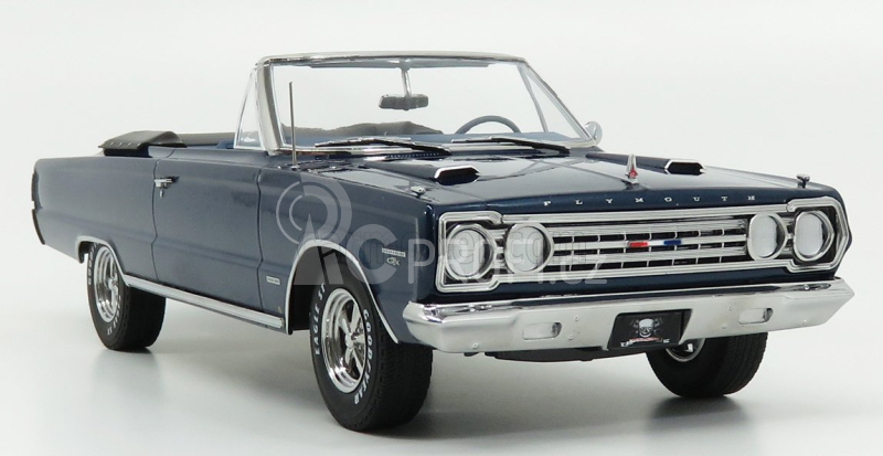 Greenlight Plymouth Belvedere Gtx Cabriolet Graveyard Carz 1967 1:18 Modrá Bílá