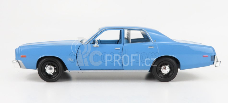 Greenlight Plymouth Fury 1977 - Christine Movie - Detective Rudolph Junkins 1:24 Světle Modrá