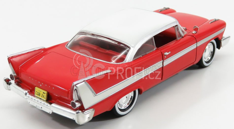 Greenlight Plymouth Fury 2-door 1958 - Christine La Macchina Infernale 1:24 Červená Bílá