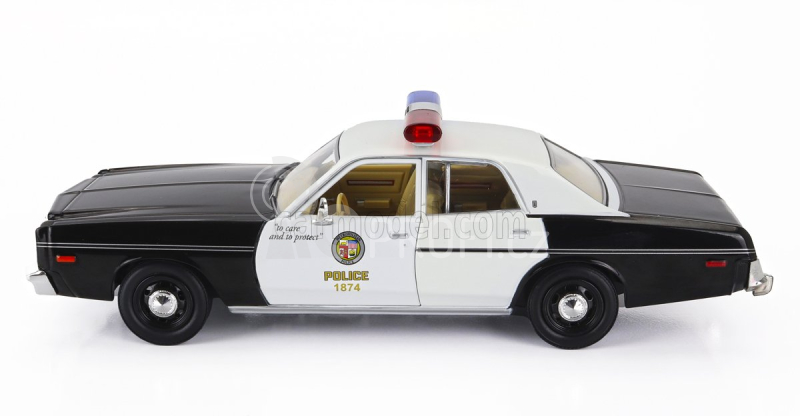 Greenlight Plymouth Fury Metropolitan Police 1977 - The Terminator 1:24 Černá Bílá