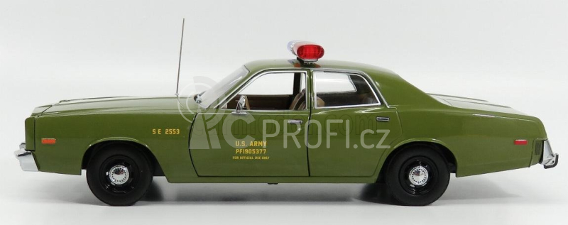 Greenlight Plymouth Fury U.s. Army Military Police 1977 - A-team 1:18 Vojenská Zelená