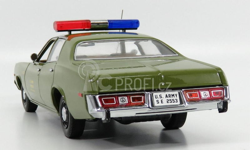 Greenlight Plymouth Fury U.s. Army Military Police 1977 - A-team 1:18 Vojenská Zelená