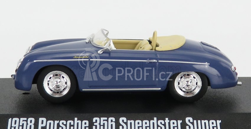 Greenlight Porsche 356 Speedster 1958 1:43 Blue