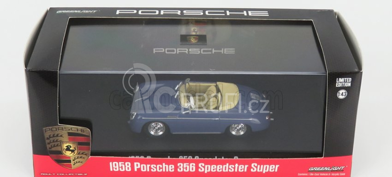 Greenlight Porsche 356 Speedster 1958 1:43 Blue